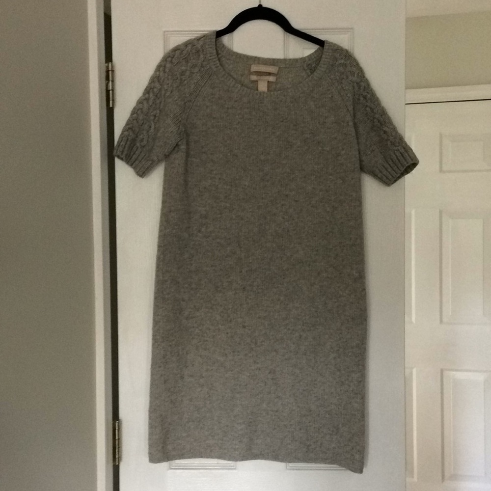 Banana Republic Cable Knit Sleeve Sweater Dress